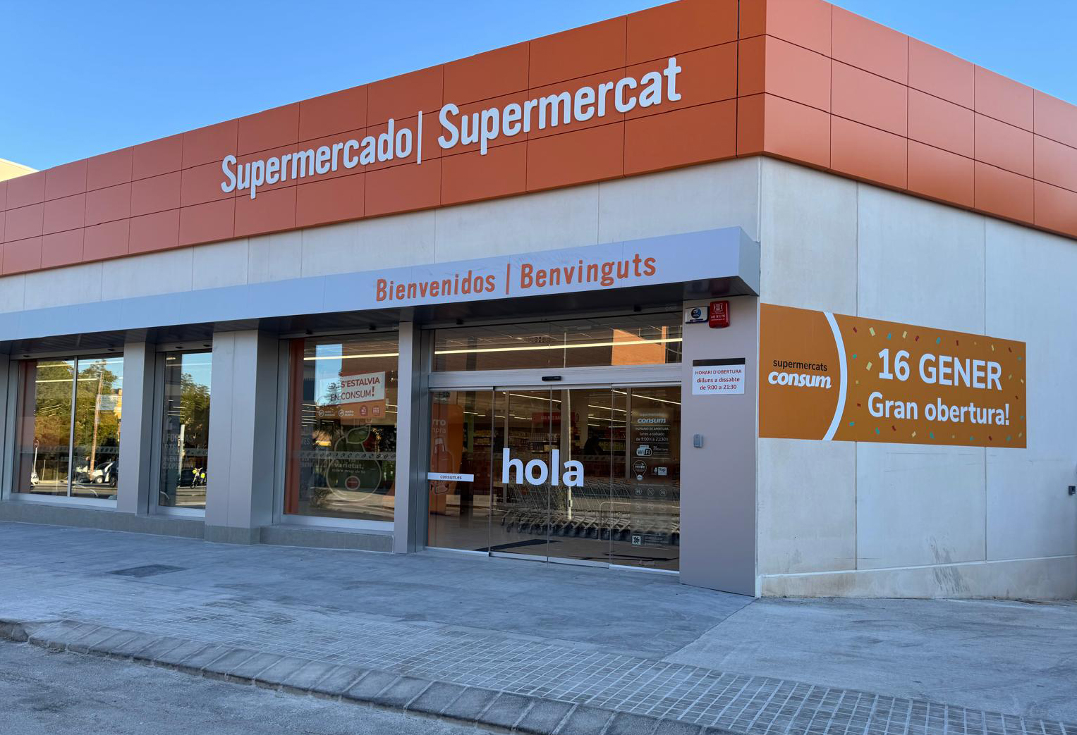 Nuevo Consum de Avenida del País Valencià de Bétera.