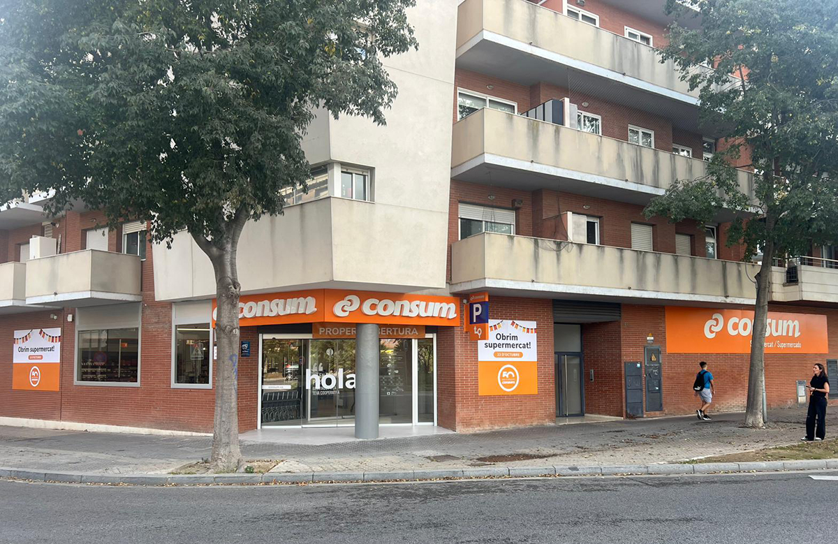 Fachada del Consum de Vilanova i la Geltrú
