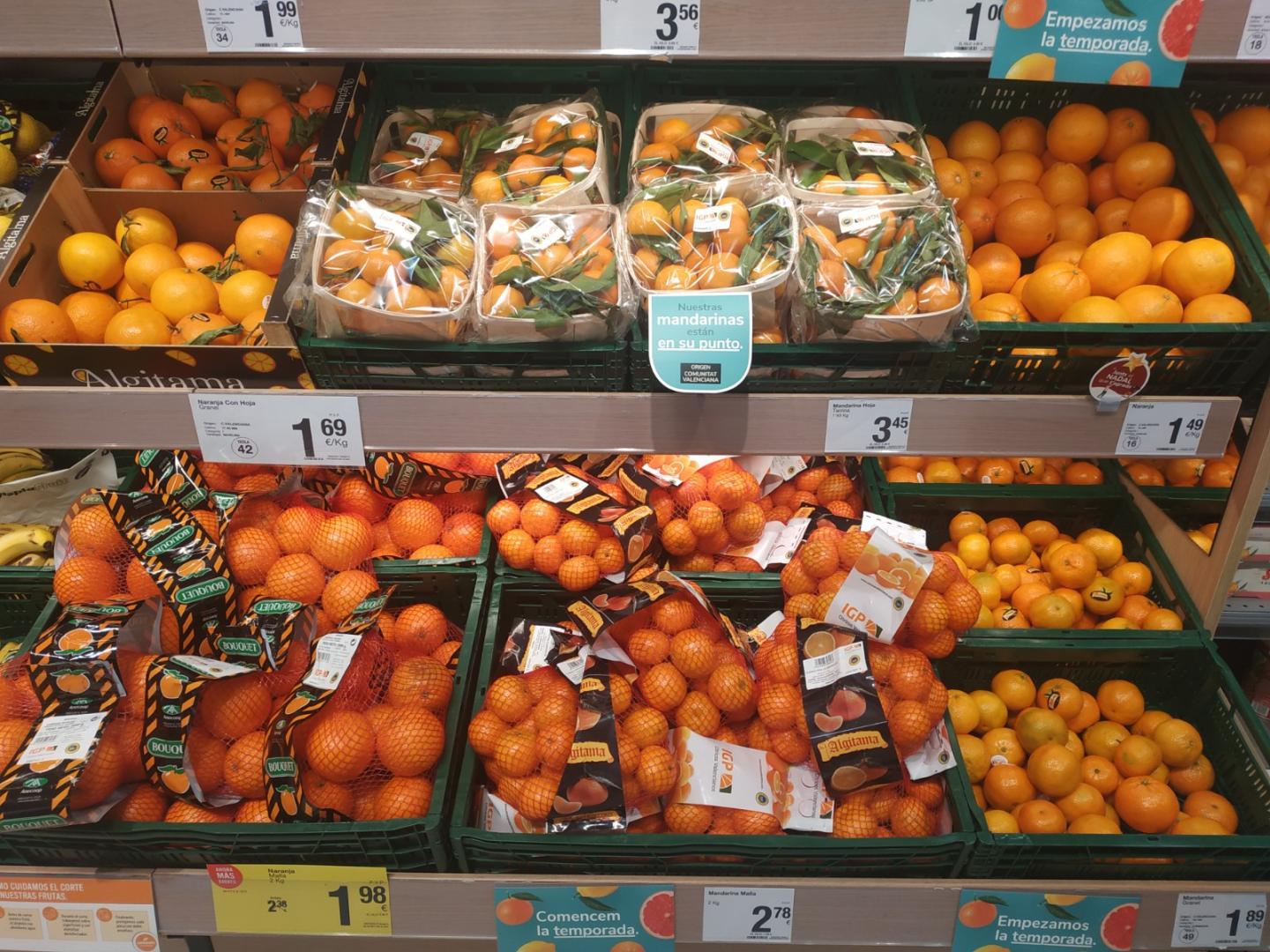  Consum apoya a los citricultores locales vendiendo solo naranjas y mandarinas con IGP Cítricos Valencianos en la Comunitat