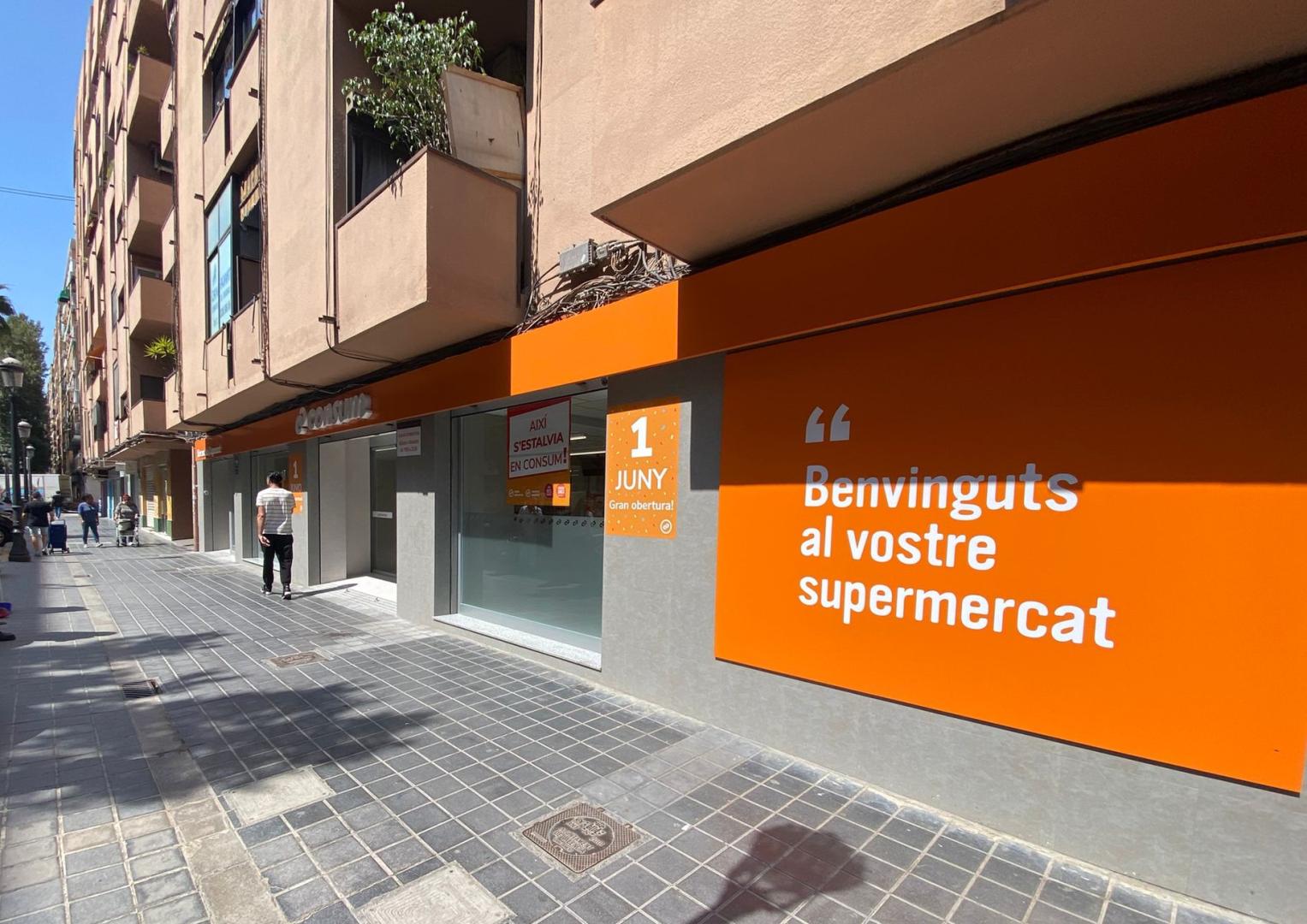 Consum abre su primer supermercado de 2023 en València y se acerca al medio centenar de tiendas en la capital
