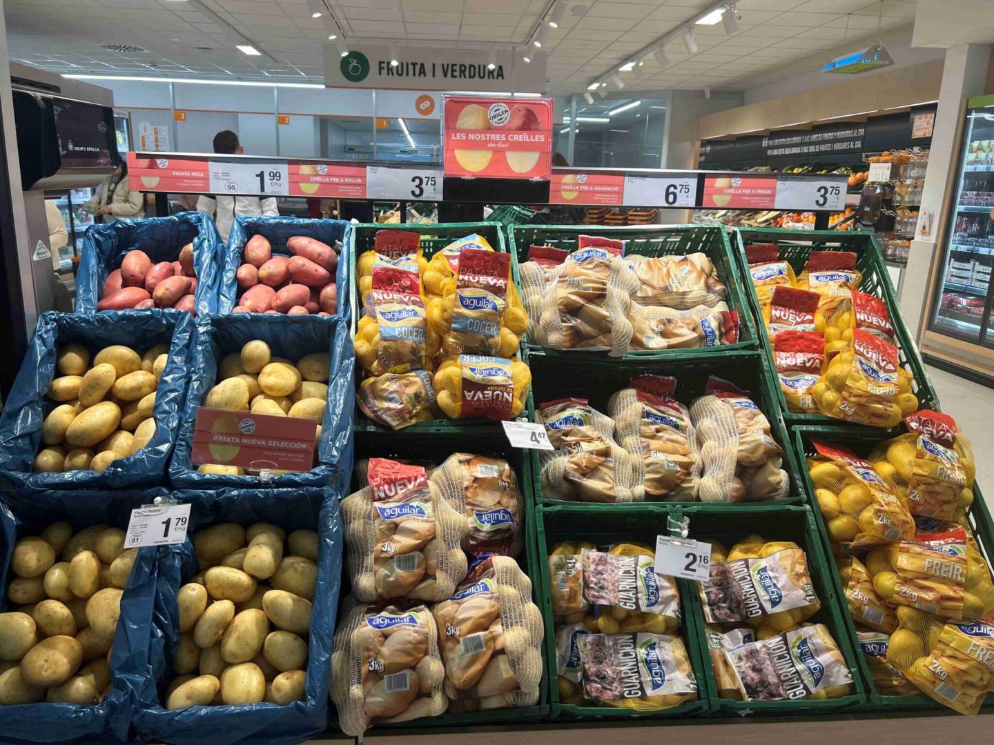 Consum compra más de 11.500 toneladas de patata nacional esta temporada