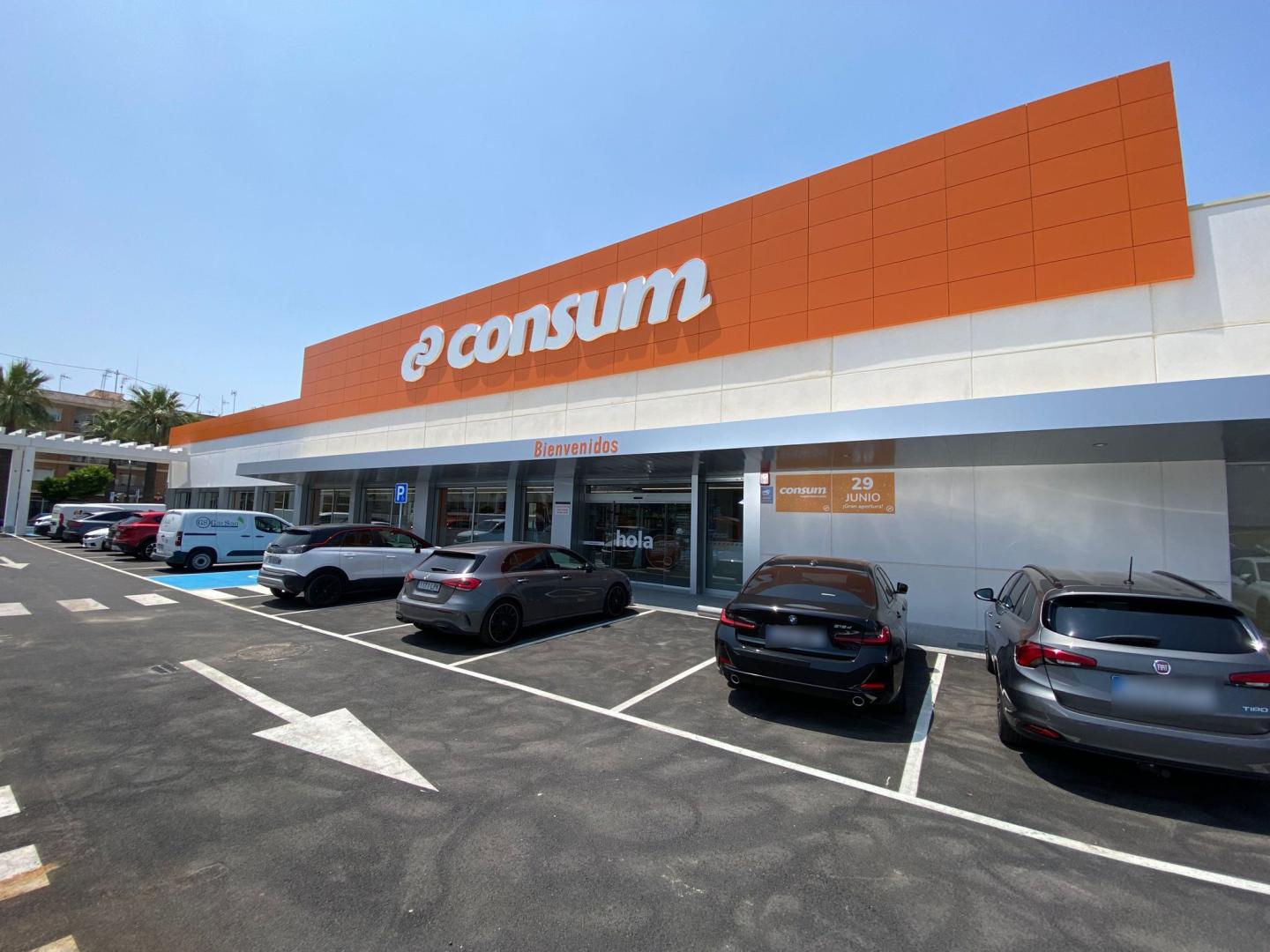 Consum abre mañana dos nuevos supermercados en Moncofa y Cartagena con los que alcanza las 475 tiendas propias