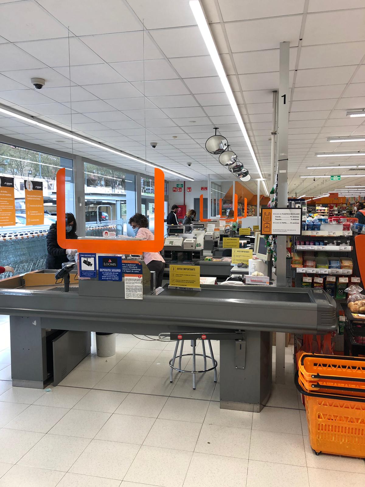 Consum completa la instal&middot;laci&oacute; de mampares de