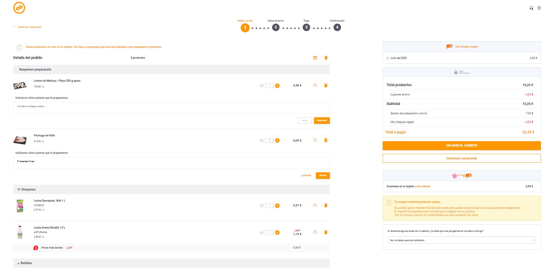 Consum continua ampliant la seua tenda online a 